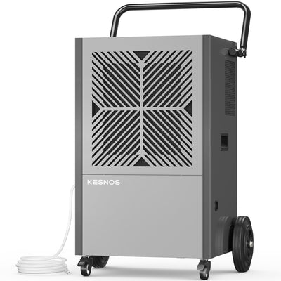 Kesnos 216 Pints Commercial Dehumidifier with Pump - Drain Hose, 24 Hr Timer - Up to 8500 Sq. Ft