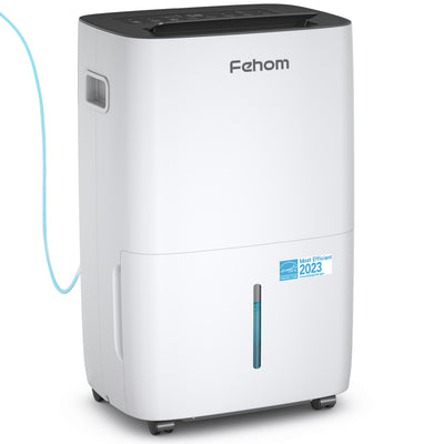 Fehom 150 Pints Dehumidifier with Pump - Most Efficient 2023 Energy Star, 7000 Sq. Ft Coverage