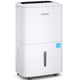 Waykar 150 Pints Energy Star Dehumidifier - Up to 7,000 Sq. Ft - Drain Hose, Auto Defrost, Self-Drying