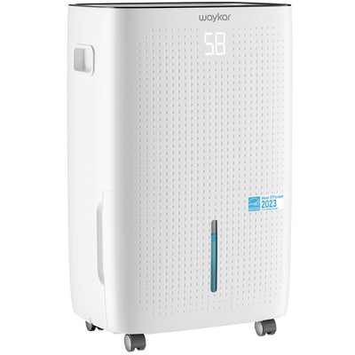 Waykar 150 Pints Dehumidifier ENERGY STAR Most Efficient Covers 7,000 Sq. Ft Includes Drain Hose