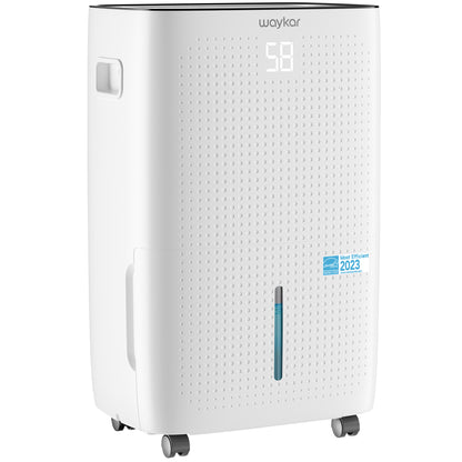 Waykar 150 Pints Dehumidifier ENERGY STAR Most Efficient Covers 7,000 Sq. Ft Includes Drain Hose