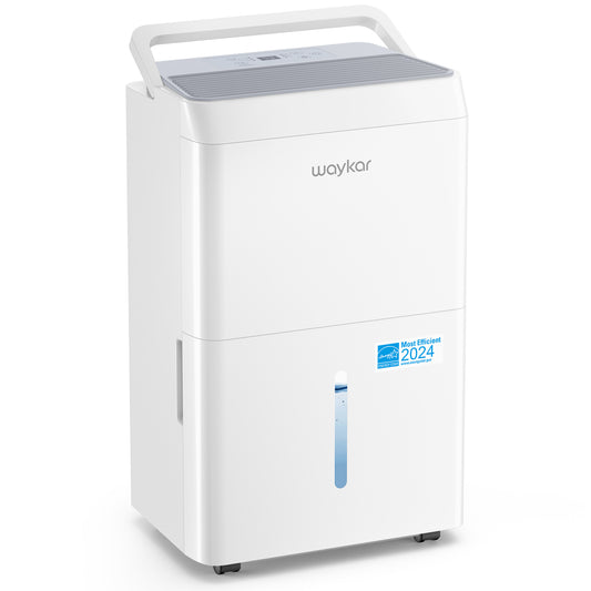 Waykar 120 Pint Energy Star Most Efficient Dehumidifier for Home & Basement up to 6,000 Sq. Ft.