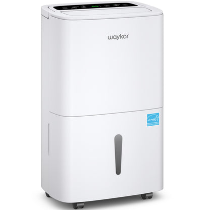 Waykar 150-Pint Energy Star Dehumidifier for Large Commercial and Industrial Spaces up to 7,000 Sq. Ft