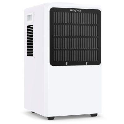 Waykar 130 Pint Commercial Dehumidifier with Drain Hose, Washable Filter - Covers up to 6000 Sq. Ft.