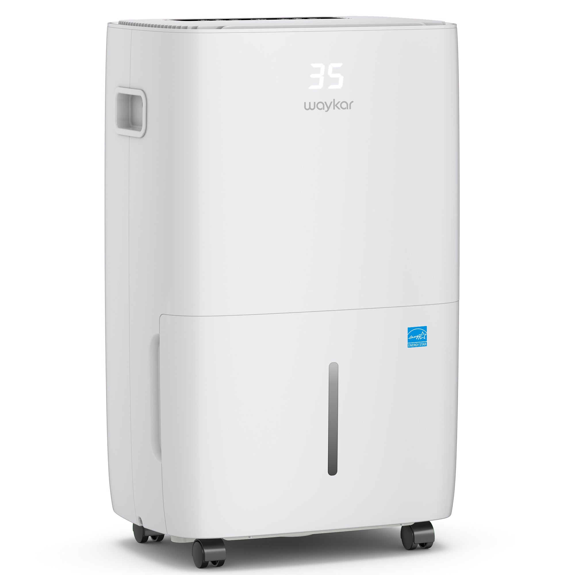 Waykar 130 Pints Energy Star Dehumidifier - Covers 6,500 Sq. Ft, Drain Hose Included, Perfect for Large Spaces