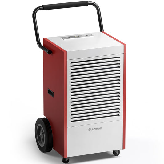 Sleavon 210 Pints Large Industrial Dehumidifier for Basement- Up to 7500 Sq. Ft