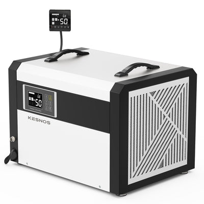 Kesnos 158 Pints Large Commercial Dehumidifier with Pump  Ideal for Basements, Industrial Areas, Crawlspaces