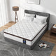 Kescas 12 Inch Hybrid Mattress - Memory Foam, Heavier Coils, Ergonomic Design, Medium Firm, Pressure Relief