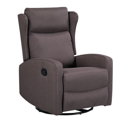 Sersper Adjustable Rocking Swivel Recliner Chair - Manual with Lumbar Support, 360° Swivel Function