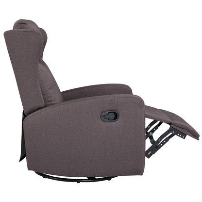 Sersper Adjustable Rocking Swivel Recliner Chair - Manual with Lumbar Support, 360° Swivel Function