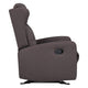 Sersper Manually Adjustable Recliner - Three Recline Positions, Lumbar Support, Brown Altay Velvet