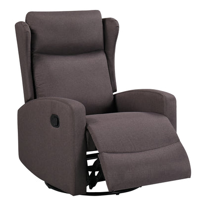 Sersper Adjustable Rocking Swivel Recliner Chair - Manual with Lumbar Support, 360° Swivel Function