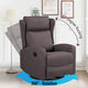 Sersper Adjustable Rocking Swivel Recliner Chair - Manual with Lumbar Support, 360° Swivel Function