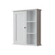 Sersper White Bathroom Wall Cabinet Over Toilet - Medicine Storage for Bathroom, Laundry, Kitchen