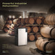 Waykar 296 Pints Large Commercial Dehumidifier for Basement, Industrial, and Job Site - Up to 9000 Sq. Ft, Intelligent Touch Control