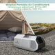 Waykar 1450BTU Portable Air Conditioner - Compact, Easy Install, Perfect for Tent Indoor & Outdoor