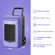 Kesnos 180 Pints Commercial Dehumidifier with Pump - Up to 7,000 Sq. Ft, Basement Dehumidifier, 9.84 ft Drain Hose, 24 Hr Timer