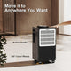 Fehom 130-Pint Dehumidifier with 1.32-Gallon Tank - Ideal for Large Spaces up to 6000 Sq. Ft