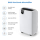 Yaufey 32.7-Pint Ultra-Efficient Dehumidifier with Drain Hose - Ideal for Spaces Up to 2,500 Sq. Ft