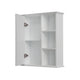 Sersper White Bathroom Wall Cabinet Over Toilet - Medicine Storage for Bathroom, Laundry, Kitchen