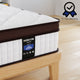 Kescas 12 Inch Hybrid Mattress - Memory Foam, Heavier Coils, Ergonomic Design, Medium Firm, Pressure Relief