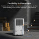 Fehom 150 Pints Dehumidifier with Pump - Most Efficient 2023 Energy Star, 7000 Sq. Ft Coverage