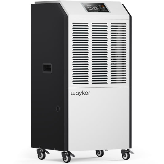 Waykar 216-Pint Commercial Dehumidifier with Intelligent Control for Basements, Warehouses, Whole House