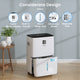 Yaufey 120 Pints Energy Star Dehumidifier - 6,000 Sq. Ft Coverage, Home & Basement, Drain Hose, Timer, Humidity Control