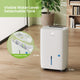 Waykar 130 Pints Energy Star Dehumidifier - Covers 6,500 Sq. Ft, Drain Hose Included, Perfect for Large Spaces