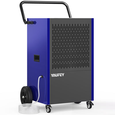 Yaufey 216 Pints Dehumidifier with Pump - Basement up to 8500 Sq. Ft, Large Room Industrial Dehumidifier, Intelligent Humidity Control