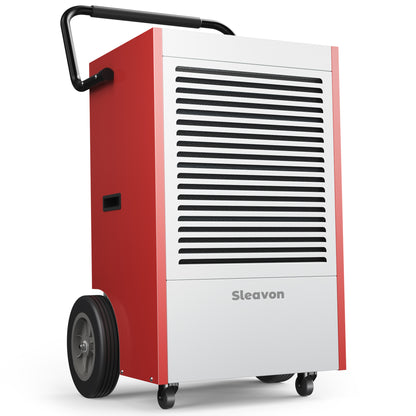 Sleavon 210 Pints Large Industrial Dehumidifier for Basement- Up to 7500 Sq. Ft