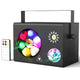 Missyee DJ Lights 4 in 1 Projector Lights, LED Pattern Lights, Strobe Light, Sound Activated Stage Lights